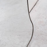 Xl mid-century brass italian mirror