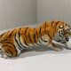 Grand tigre en céramique italienne des années 1970