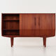 Teak highboard Danish design 1980s