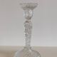 Grand bougeoir verre moulé