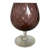 Purple glass vase, Empoli, Italy.