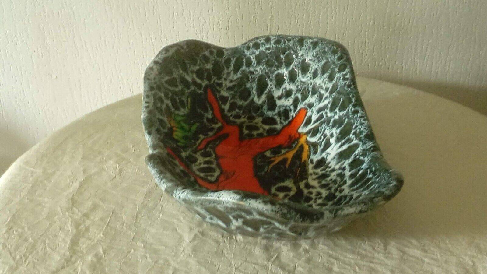 Empty pocket cup in ceramic from Vallauris the deer signed Luc years 1950 -1960*