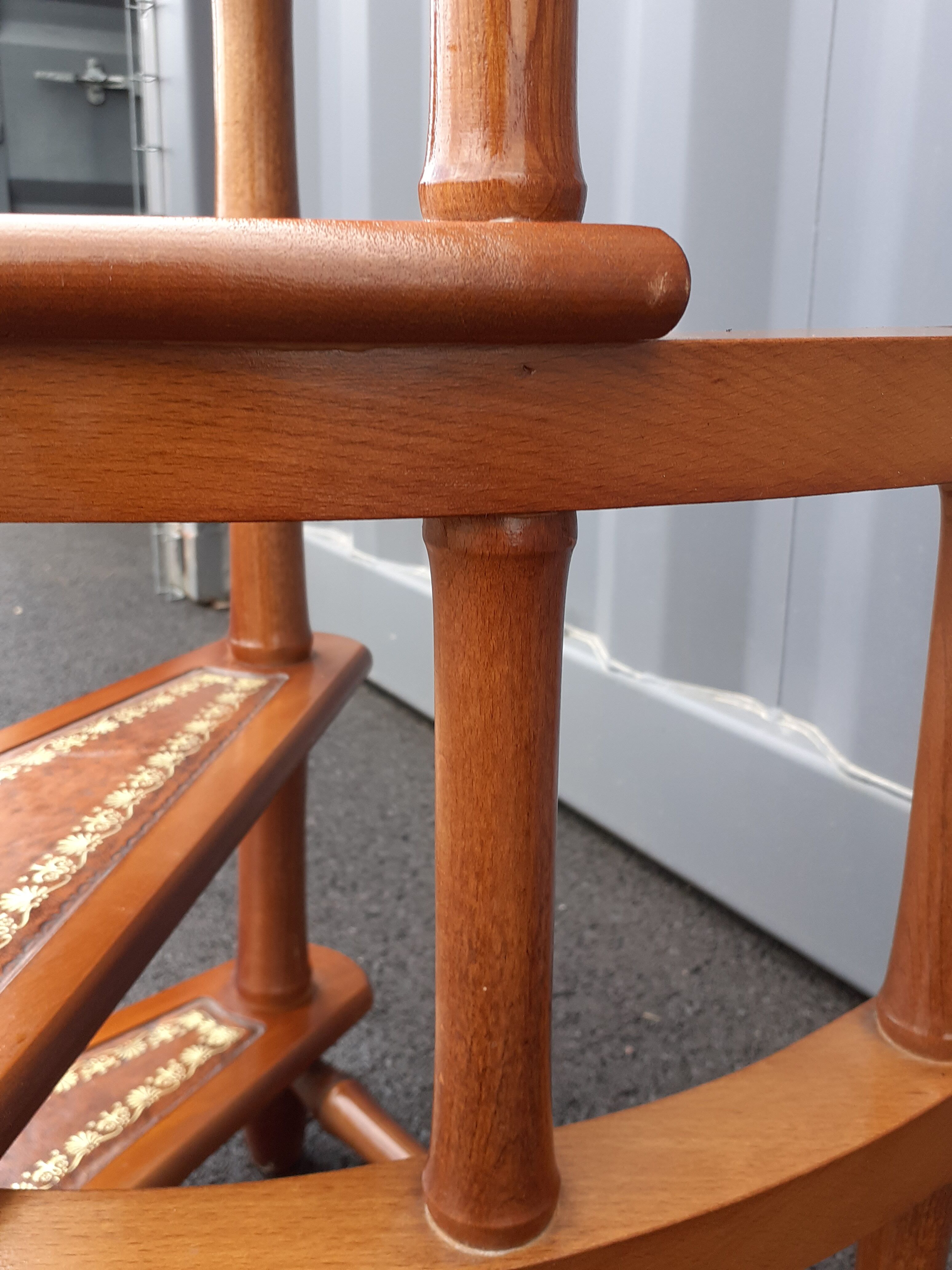 Ancient library staircase