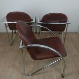 Slichaise Souvignet chrome armchair