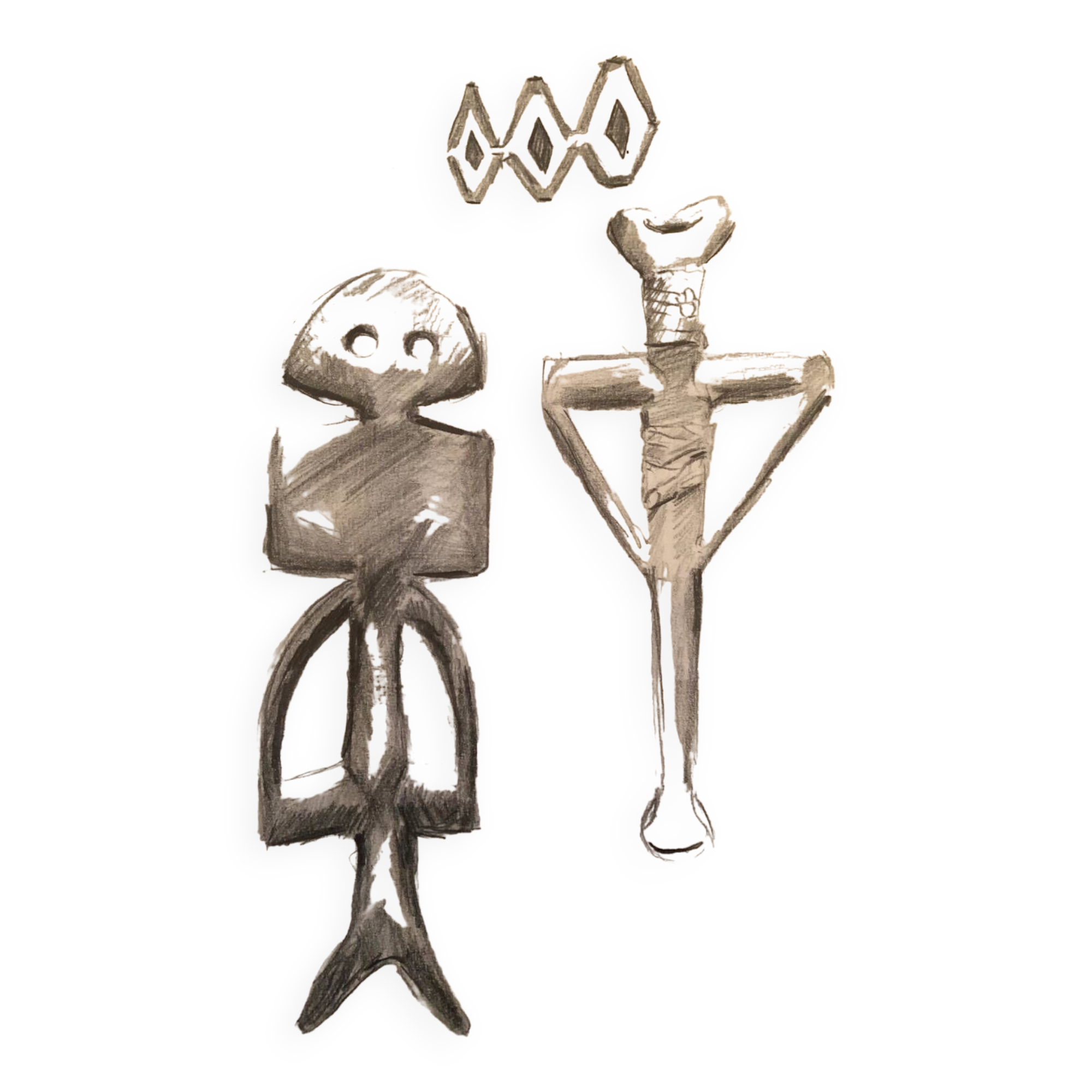 Drawing Sculptures Burkina