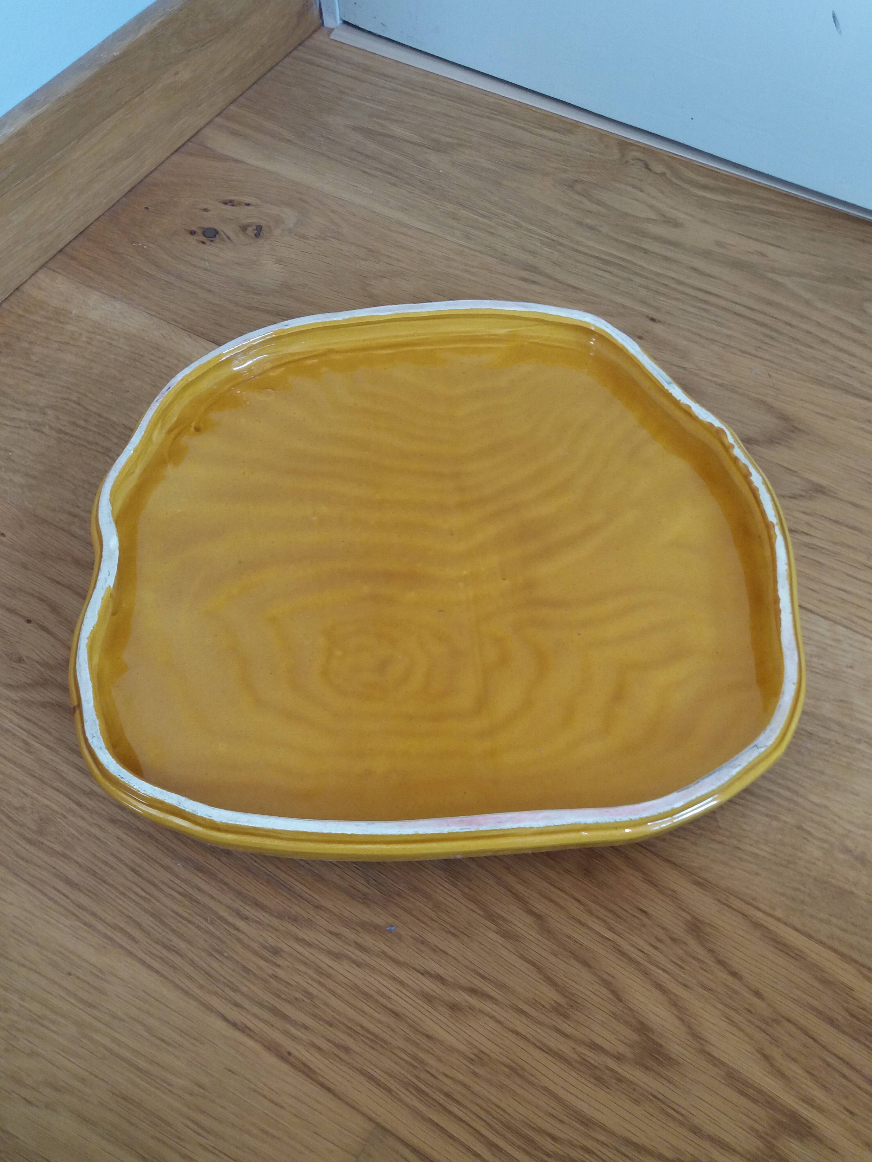 Faux wood slip cheese board