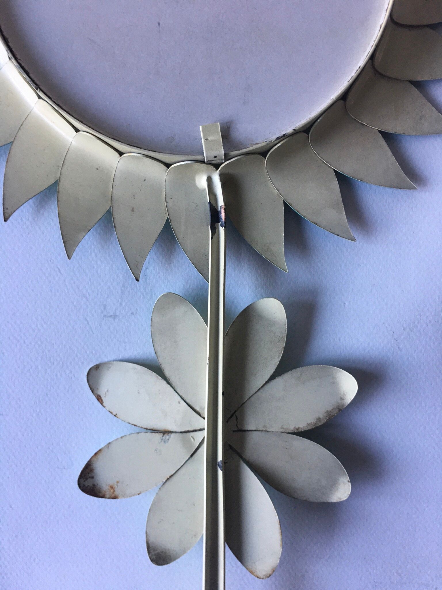 Vintage flower mirror