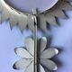 Vintage flower mirror