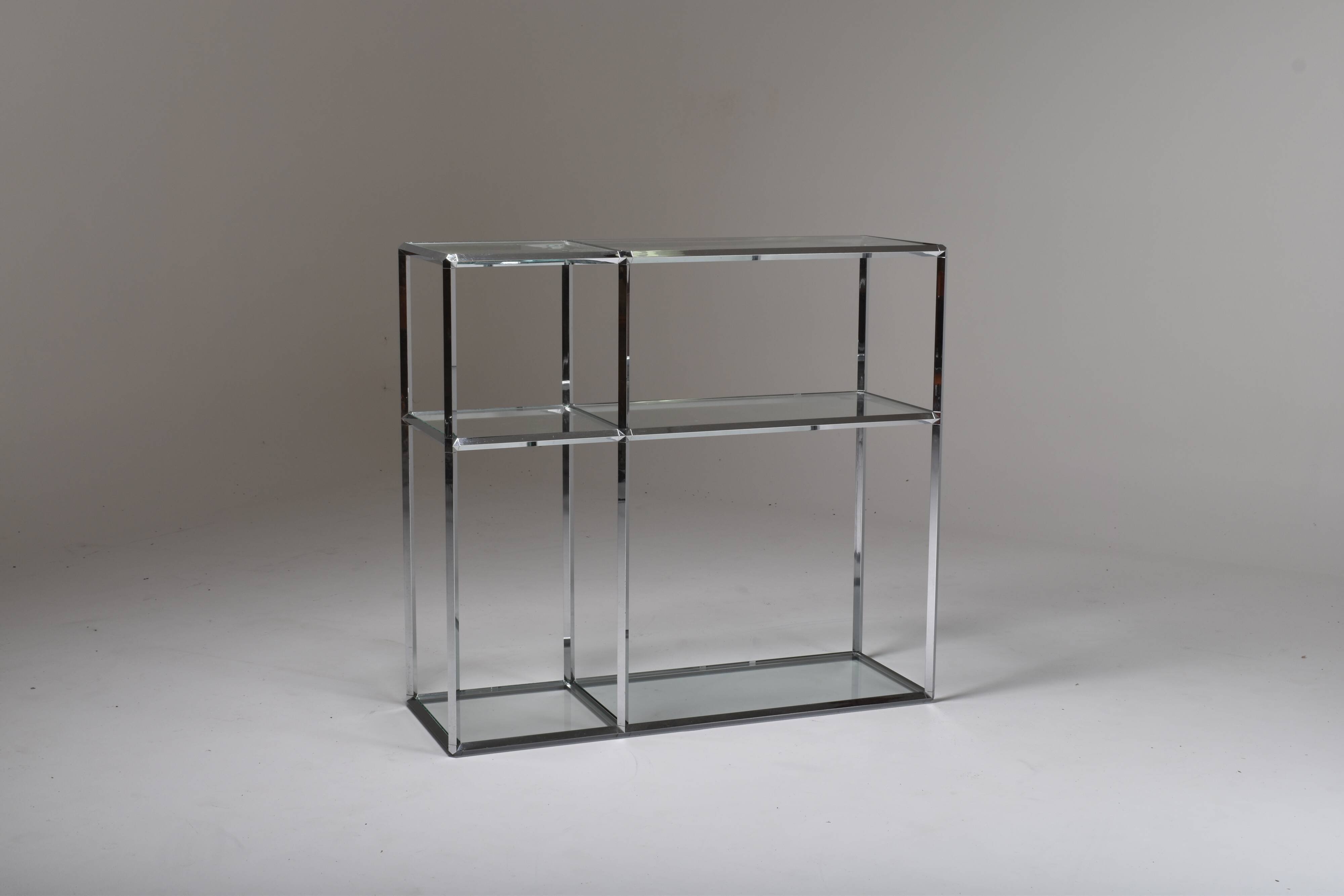 Vintage chrome shelf