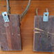 Pair of ancient hunting trophies, deer