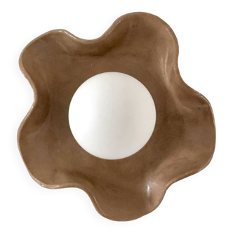 Jelly Ceramic Wall Light - Coconut Square - Chocolate