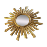 Miroir soleil œil de sorcière vintage années 1960