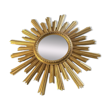 Vintage 1960s witch's eye sun mirror