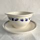 Longchamp ironstone gravy boat, Arlette model, 1950s