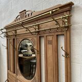 Grand vestiaire d’entrée en chêne Début XXème