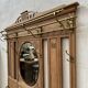 Large oak entrance hall wardrobe, early 20th century