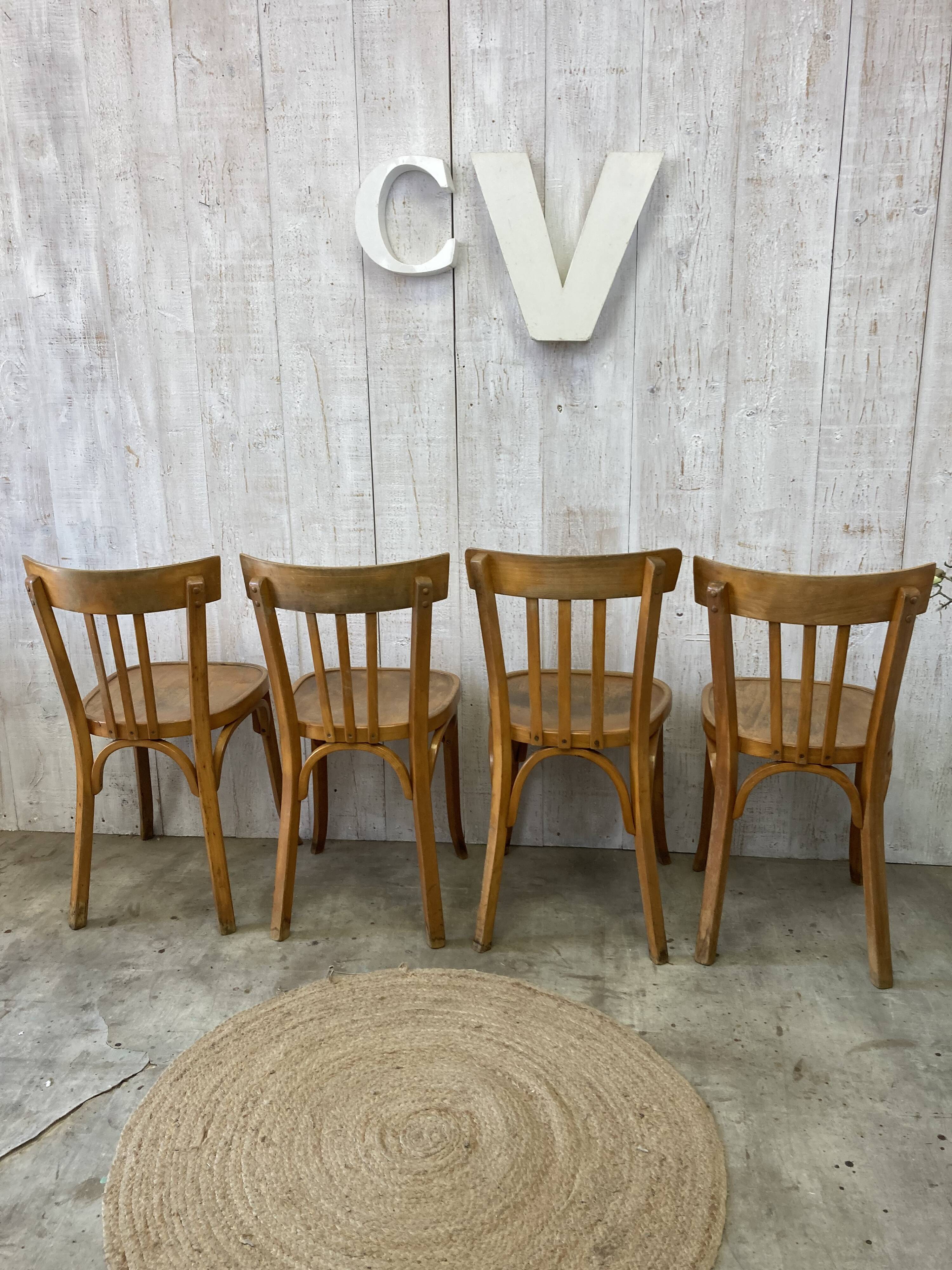 Set of 4 Baumann chairs