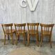 Set of 4 Baumann chairs
