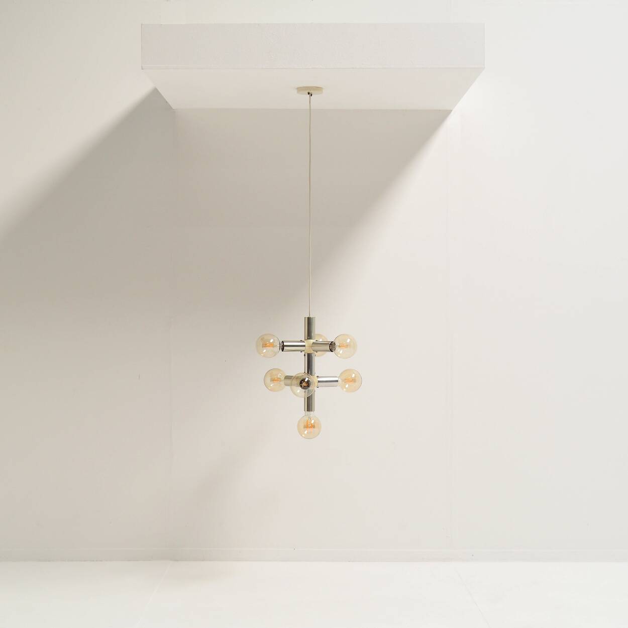 Vintage ‘Lichtstruktur’ Pendant by Trix and Robert Haussmann