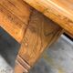 Table à manger vintage en bois massif / table de ferme