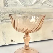 Champagne glasses – Vintage French Glass Set of 4