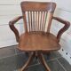 American desk chair in oak