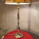 large solid brass lamp classic 1970 electric ok, 68x35 very elegant