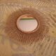 Vintage rattan mirror