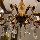 Antique crystal chandelier