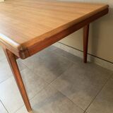Table scandinave en teck par johannes andersen à rallonges papillon des années 60