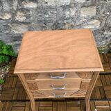 Art Deco chest of drawers in raw wood, 1930