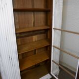 shabby wardrobe with Louis XVI style mesh door