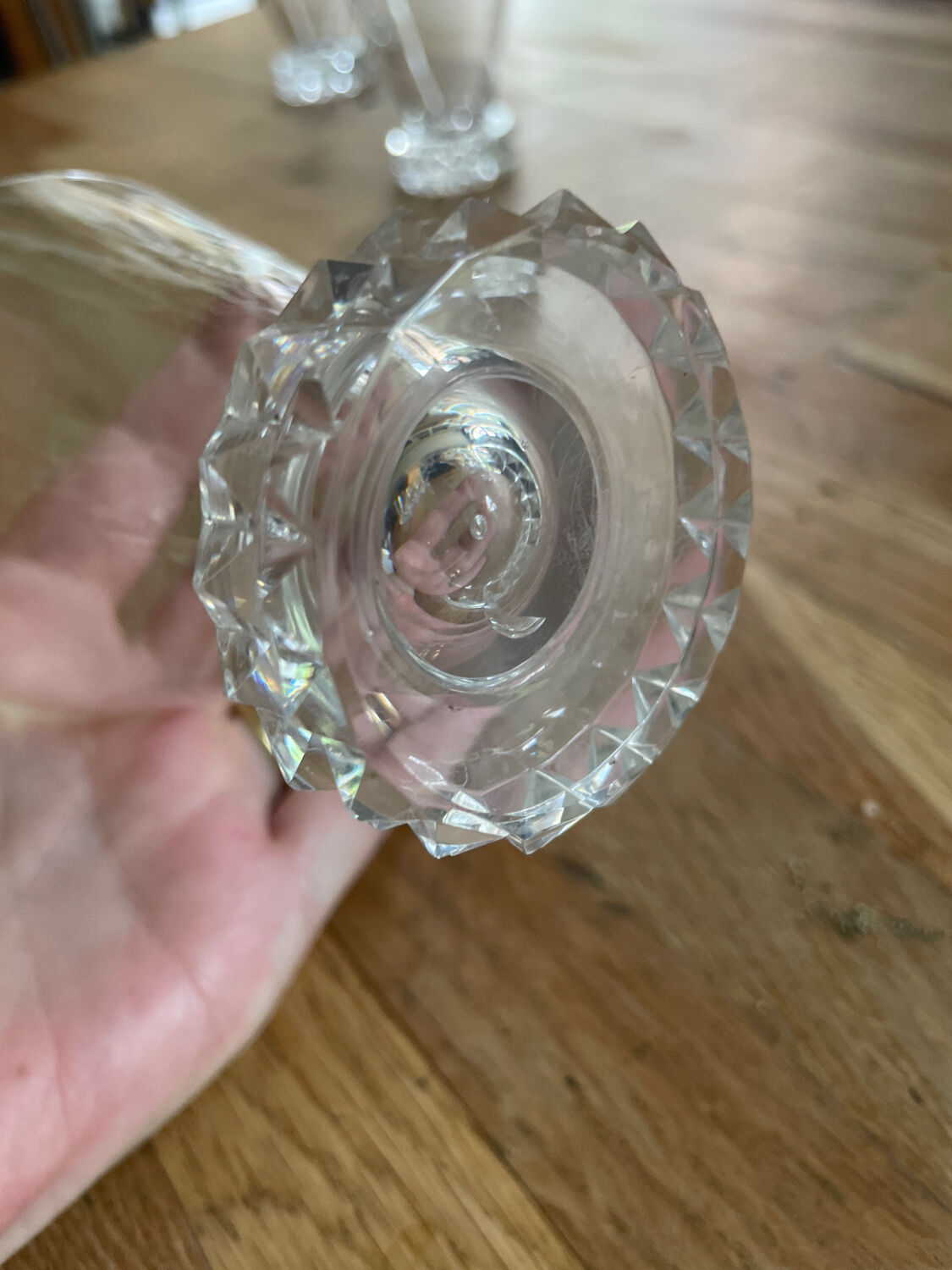 Saint Louis glass model Diamant J Bleichner