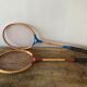 2 vintage badminton rackets