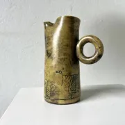 Jacques Blin: Yellow glazed ceramic jug