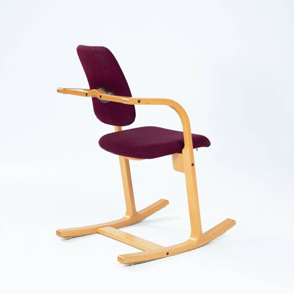 chaise de bureau ou de salle à manger ergonomique Stokke Varier Actulum par Peter Opsvik, années 1980