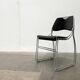 Set of minimalist postmodern stackable chairs, 1980s.
