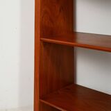 Small Scandinavian teak bookshelf with adjustable shelves
