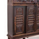 Vintage neo-breton sideboard in solid oak, 1880