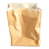 Paper Bag Ceramic Vase by Tapio Wirkkala for Rosenthal