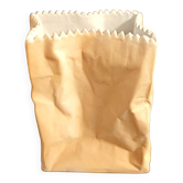 Vase en céramique Paper Bag de Tapio Wirkkala pour Rosenthal