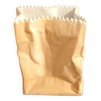 Vase en céramique Paper Bag de Tapio Wirkkala pour Rosenthal