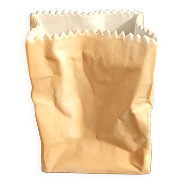 Vase en céramique Paper Bag de Tapio Wirkkala pour Rosenthal