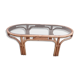Table basse en rotin