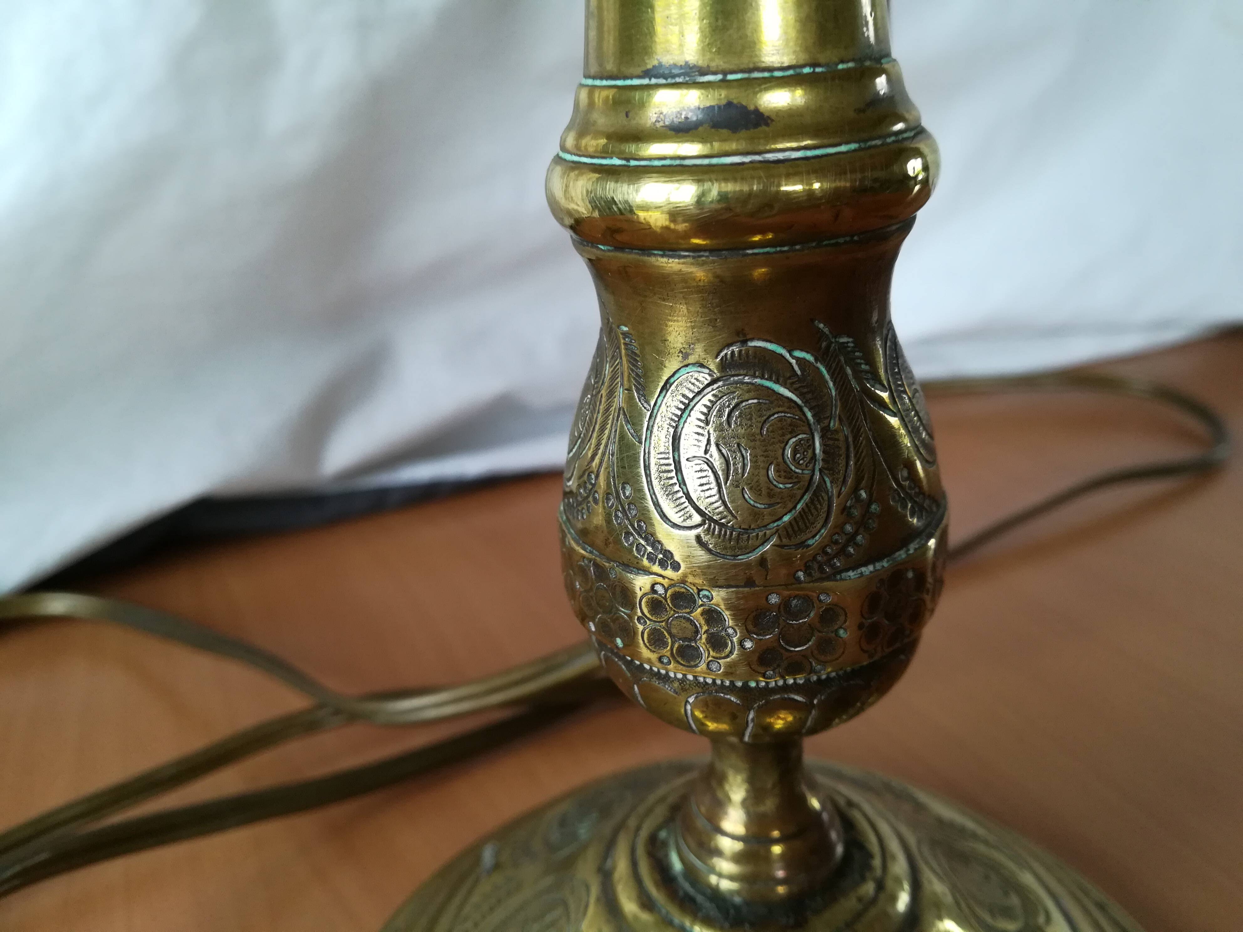 Vintage brass desk lamp