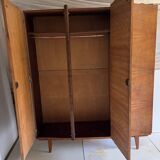 Vintage wardrobe with compass feet