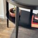 Gueridon console bois noir art déco
