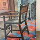 Interior of a Flemish house, oil on canvas signed