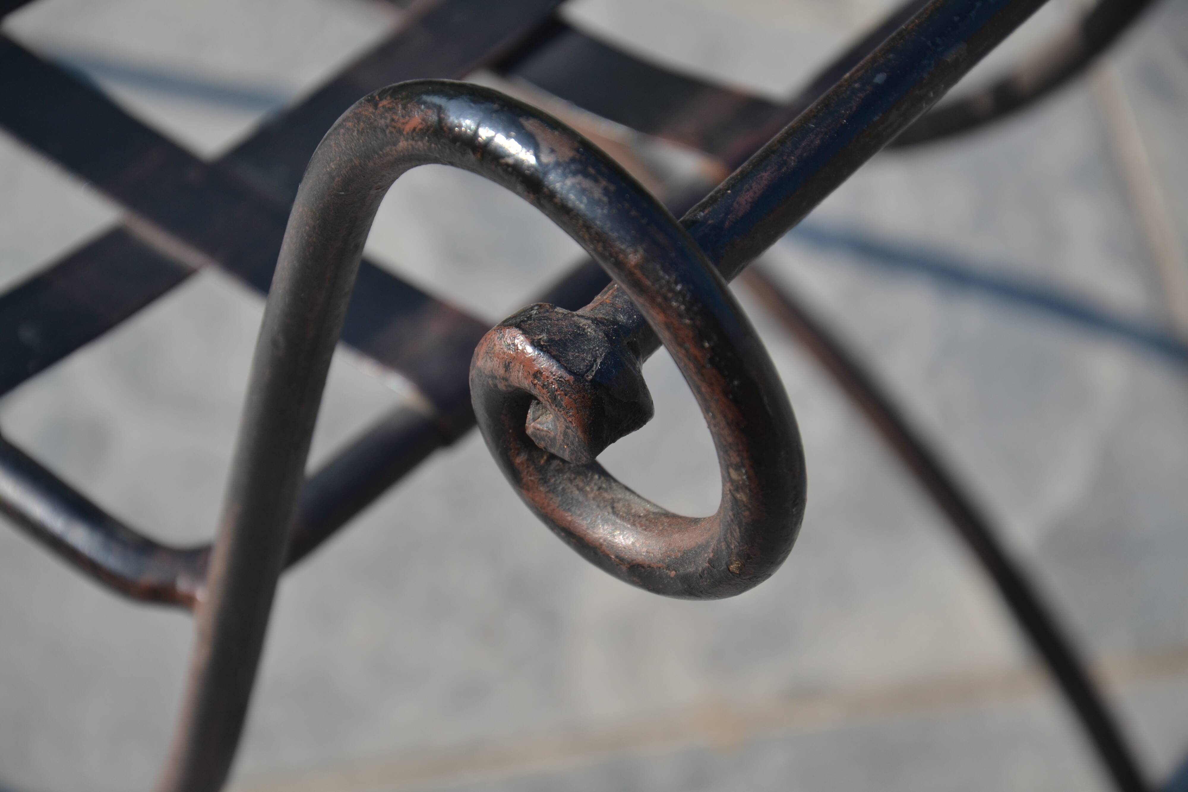 Stool/Seat "Curule" Neo-Classical Empire style