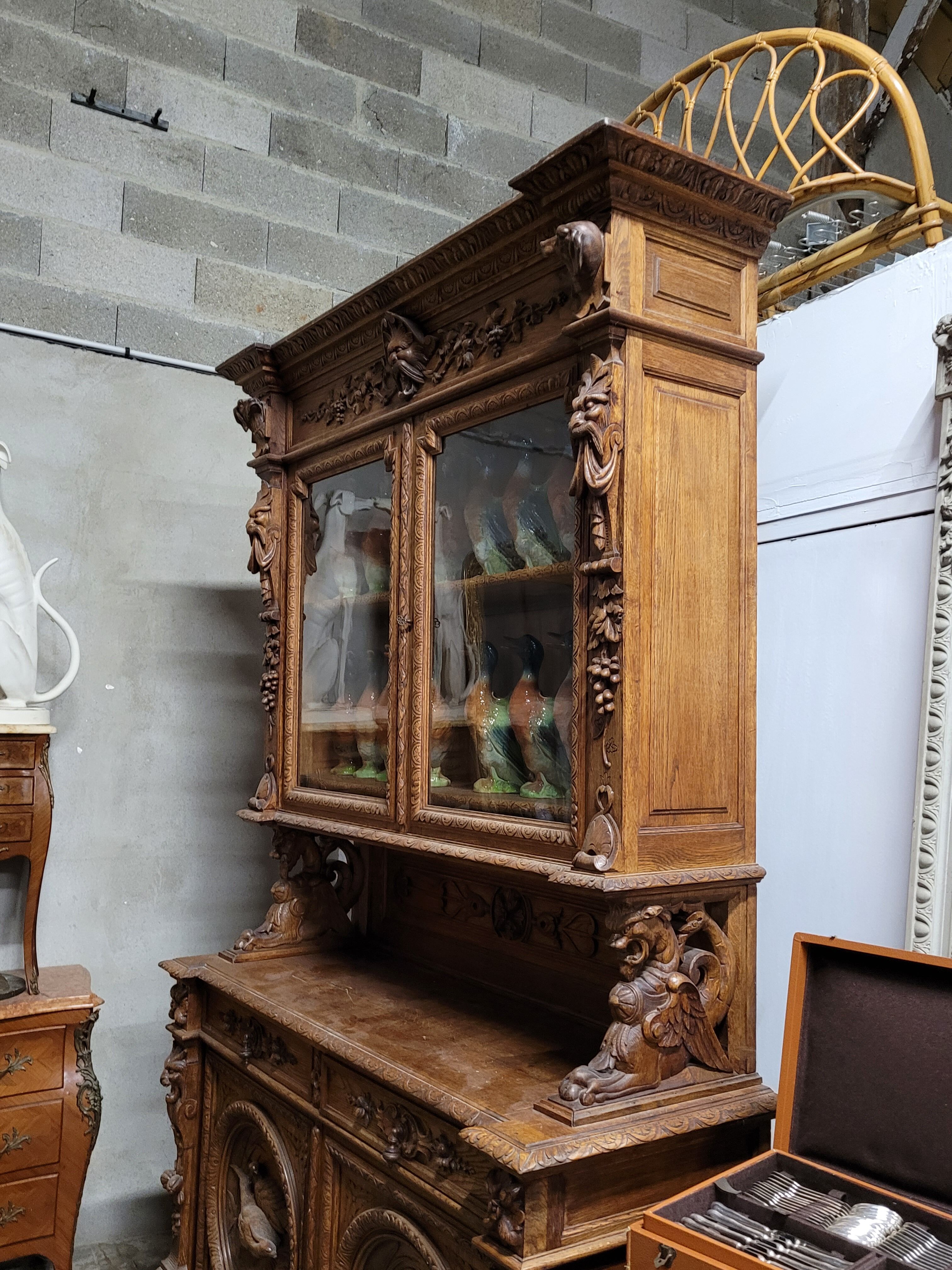 Buffet de chasse style Henri II époque Napoléon iii
